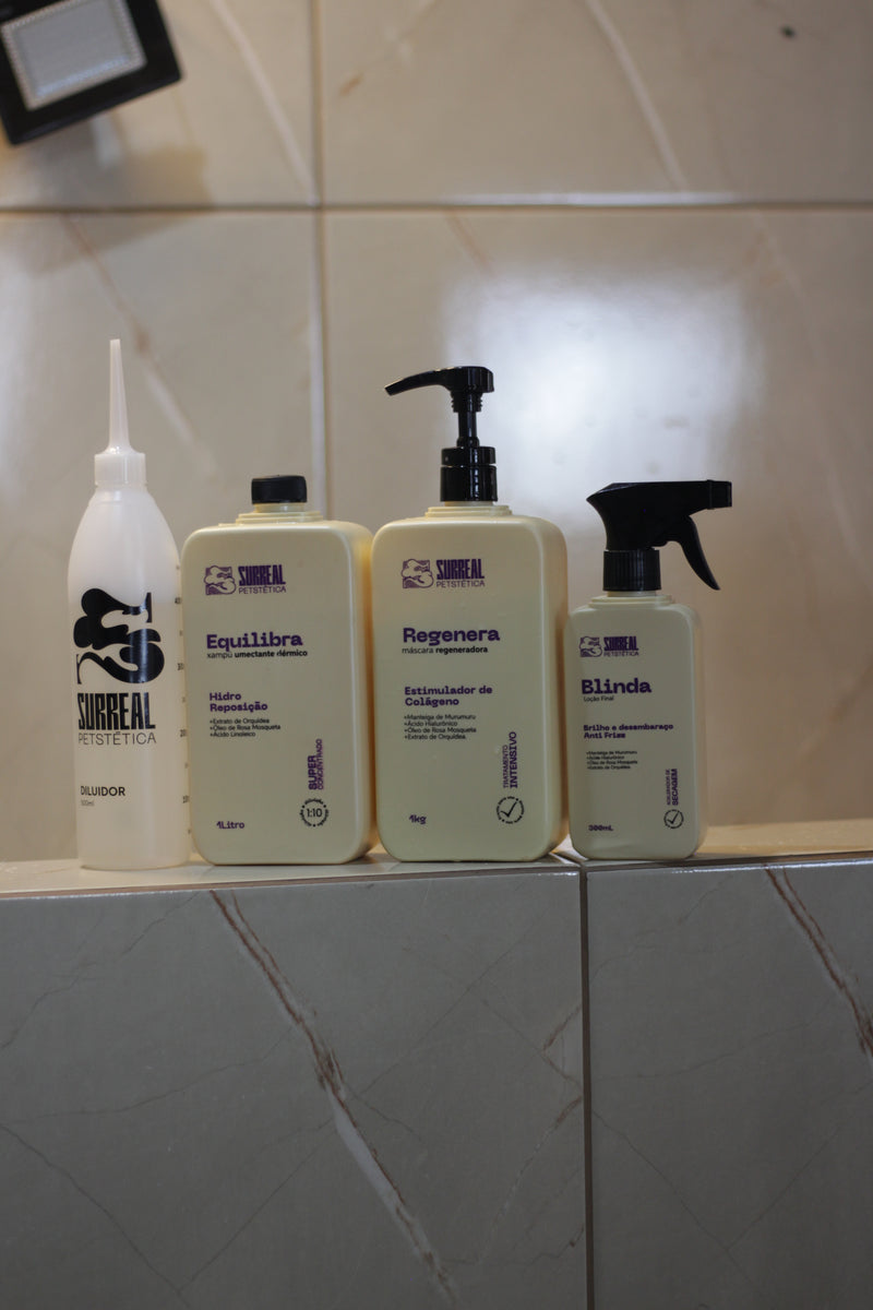 Kit Hidratação Intensa Surreal - O poder da nutrição para pelagens impecáveis!