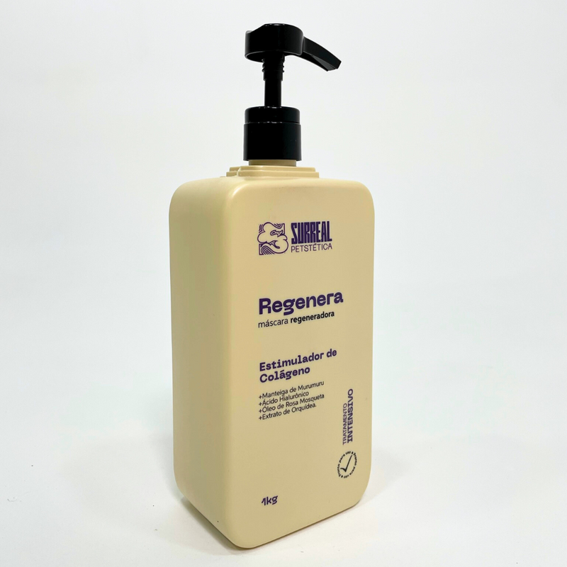 Máscara Regenera da Surreal Pet - Restauração Profunda e Nutrição Intensa para a Pelagem dos Pets