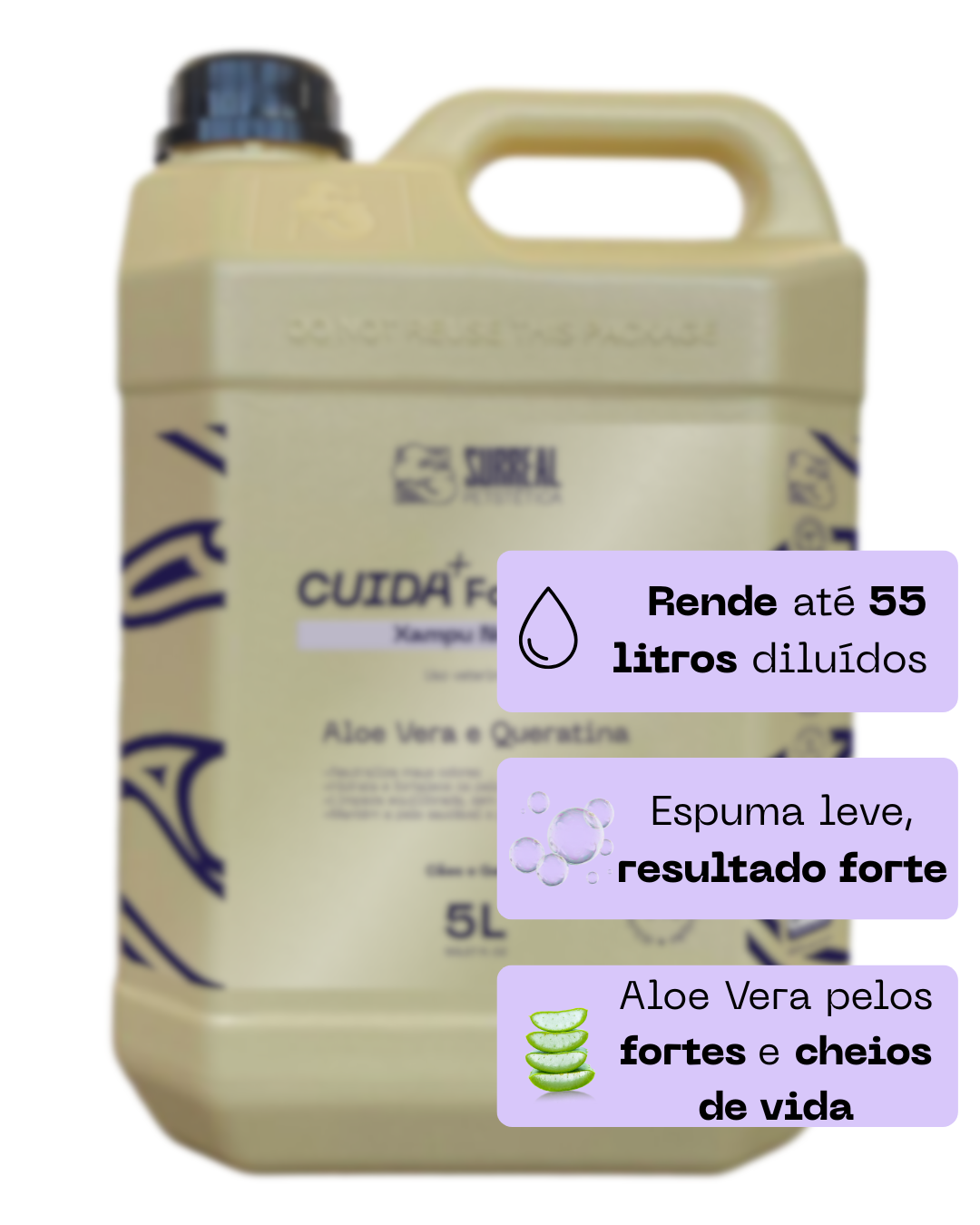 Xampu CUIDA+ Fortalece 5L (1:10)