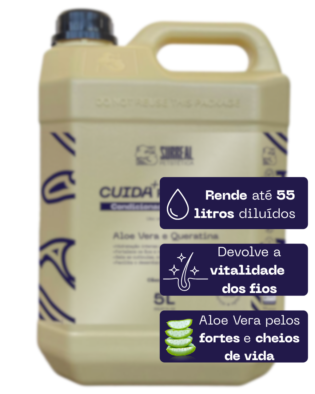 Condicionador CUIDA+ Revitaliza 5L (1:5)