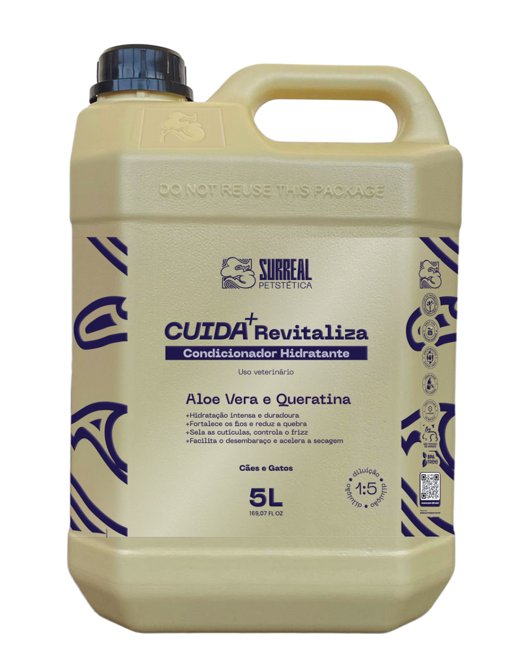 Condicionador CUIDA+ Revitaliza 5L (1:5)