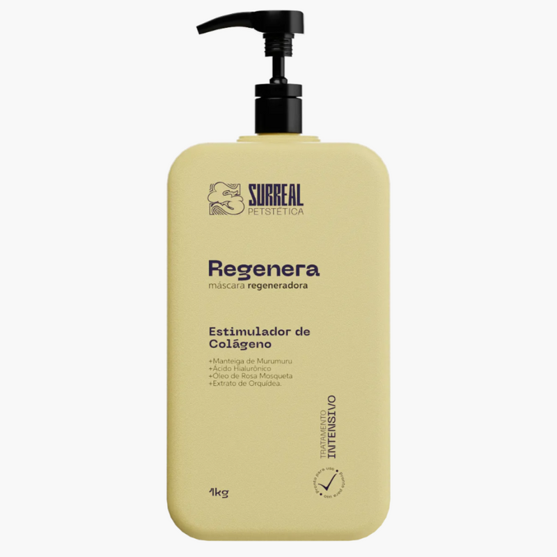 Máscara Regenera da Surreal Pet - Restauração Profunda e Nutrição Intensa para a Pelagem dos Pets
