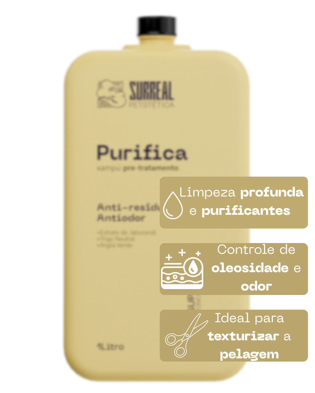 Xampu Purifica – Detox e remoção de oleosidade 1 L (1:10)