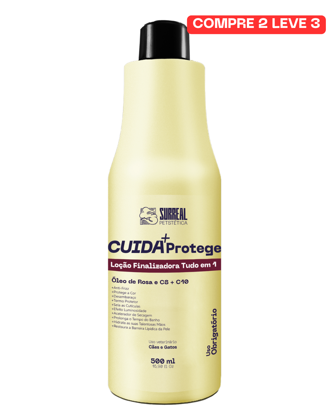 CUIDA+ Protege - Loção Finalizadora Tudo em 1 (500ml)