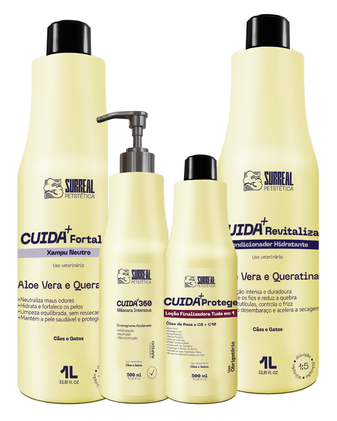 KIT CUIDA+ Pequeno Hidratação (4 produtos)