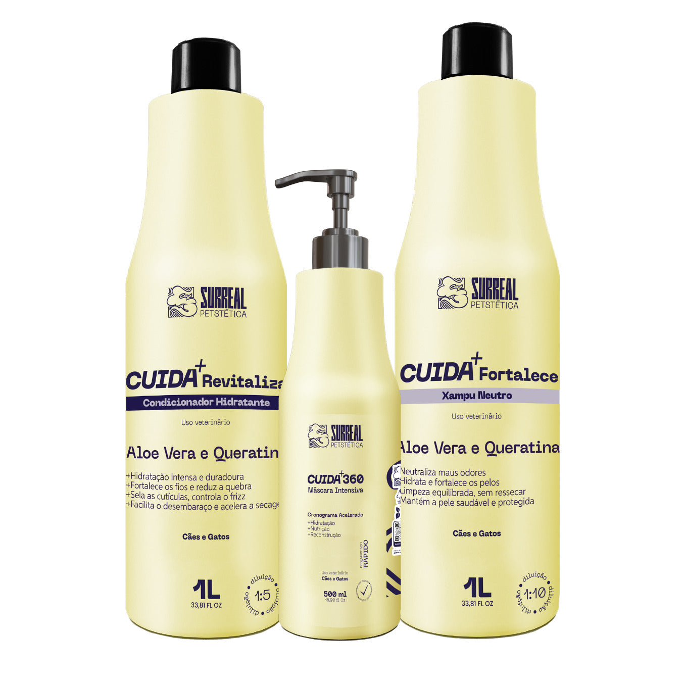 KIT CUIDA+ Pequeno Hidratação (3 produtos)