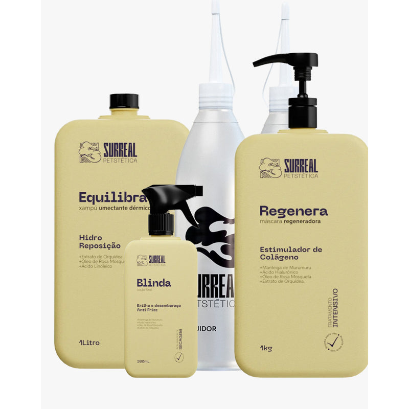 Kit Hidratação Intensa Surreal - O poder da nutrição para pelagens impecáveis!