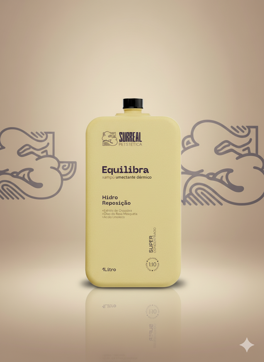 Xampu Equilibra – Limpeza hidratante e balanceada 1L (1:10)